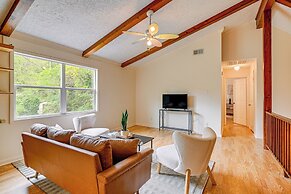 Porch, Yard & Creek Access: Spacious Sylva Home!