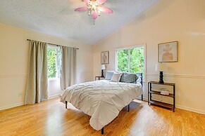 Porch, Yard & Creek Access: Spacious Sylva Home!