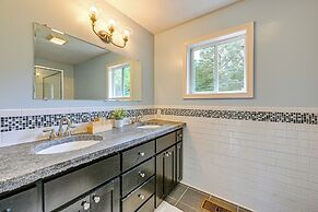 Porch, Yard & Creek Access: Spacious Sylva Home!