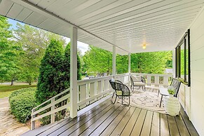 Porch, Yard & Creek Access: Spacious Sylva Home!