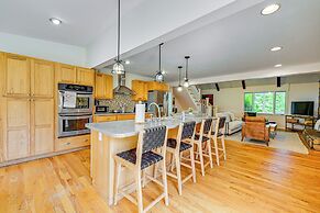 Porch, Yard & Creek Access: Spacious Sylva Home!