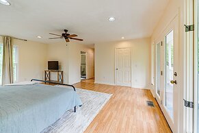 Porch, Yard & Creek Access: Spacious Sylva Home!