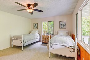 Porch, Yard & Creek Access: Spacious Sylva Home!