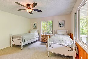Porch, Yard & Creek Access: Spacious Sylva Home!
