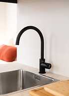 Trendy Modern Corner Studio With a View of Ghent