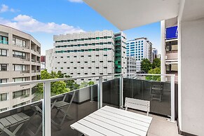 Central Studio + Private Balcony!