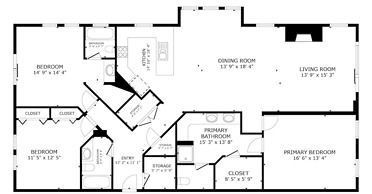 201 Town Pointe Escape! 3 Bedroom Condo