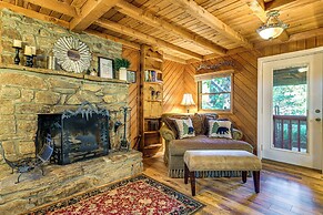 Hot Tub & Fire Pit: Cozy Cabin in Maggie Valley