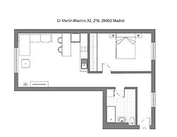 M Mma322b Acogedor Apartamento de un Dormitorio