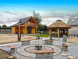 A Wooden, Eco-friendly House by the Goszcza Lake. Living Room, 2 Bedro