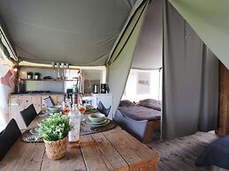 Safari Tent in the Middle of the Fryske Walden