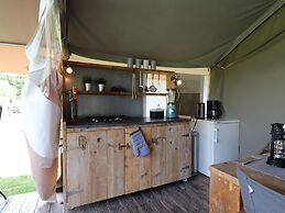 Safari Tent in the Middle of the Fryske Walden