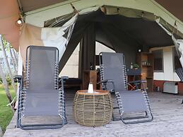 Safari Tent in the Middle of the Fryske Walden