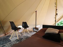 Beautiful Safari Tent in Twijzel With Terrace