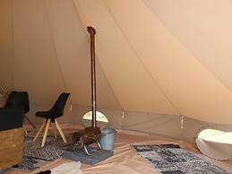 Beautiful Safari Tent in Twijzel With Terrace