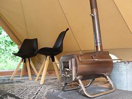 Beautiful Safari Tent in Twijzel With Terrace