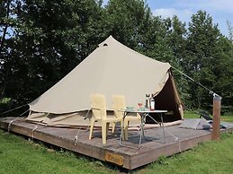 Beautiful Safari Tent in Twijzel With Terrace