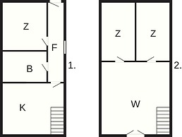 8 Person Holiday Home in Romo