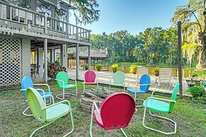 Lakefront Home: Deck, Grills & Fire Pit in Karnack