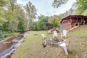 Creek Access & Private Yard: Quiet Hiawassee Cabin