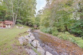Creek Access & Private Yard: Quiet Hiawassee Cabin