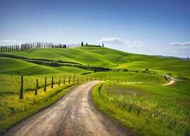 360 Degree View Over the Tuscan Hills