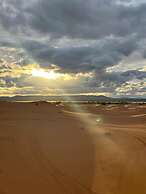 private tent with bathroom