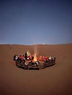 private tent with bathroom