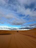 private tent with bathroom