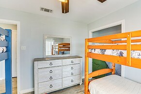 Walk to Beach: Home w/ 2 Decks in Galveston!