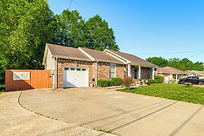 Home w/ Hot Tub, Playset & Grills in Clarksville!