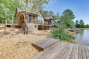 Modern Home Near Lake Martin: Fishing Pond On-site