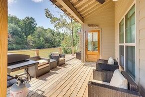Modern Home Near Lake Martin: Fishing Pond On-site