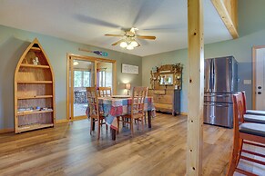 Lakefront Cabin w/ Fire Pit in Frederic!