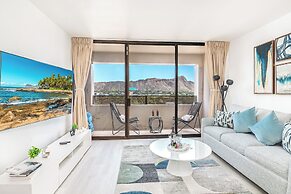 Diamond Head View with King Bed and Double Bed and Parking