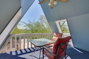 A-frame w/ Patio & Mtn Views: Arizona Retreat