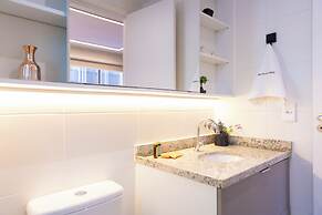 Estudio Pinheiros com piscina e academia