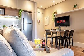 Estudio com AC e vaga