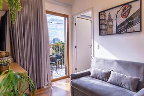 Apt 2 quartos com AC e academia Butantã