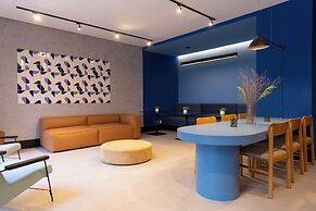 Apt 2 quartos com AC e academia Butantã