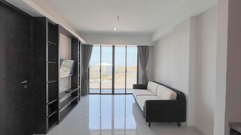 Exclusive 2BR Apartment (No Kitchen) with Balcony at Skales Residence 