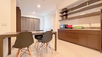 Exclusive 2BR Apartment (No Kitchen) with Balcony at Skales Residence 