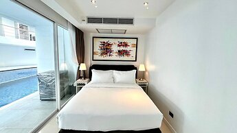 B12a Pool Access Partial Seaview 2brs 1bath Karon