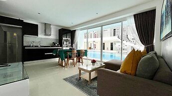 B12a Pool Access Partial Seaview 2brs 1bath Karon