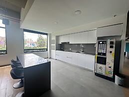 Apto con Jacuzzi Privado y vista verde