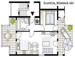 Appartement im Ferienpark in Rechlin