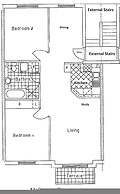 Big Apartment Free Wifi Gated Parking Heating