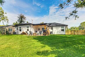 Stylish & Modern Lenexa Haven w/ Fire Pit & Deck!