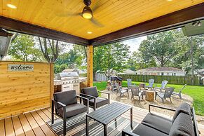 Stylish & Modern Lenexa Haven w/ Fire Pit & Deck!
