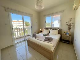 Villa Rugiada With Pool and sea View Located on the Front of Nissi Bea